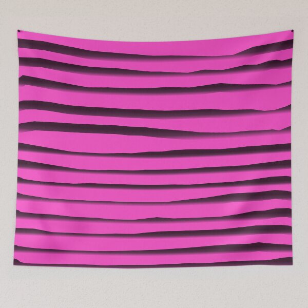 Item preview, Black and Pink Stripe Organic Pattern | Dark Minimal Alt Aesthetic with pink | Dark Feminine Y2K with pink designed and sold by dfly-creations.