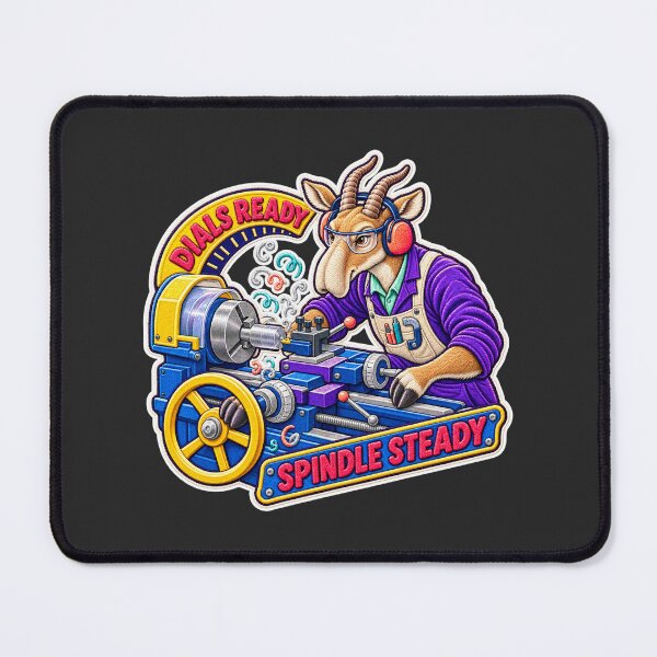 Item preview, Labor Day Saiga Machinist – Dials Ready Spindle Steady Embroidery Design designed and sold by Jaani-T.