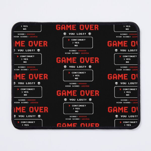 Item preview, GAME OVER – Continue? Retro Gaming designed and sold by alessiob.