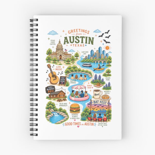 Item preview, Greetings from Austin TX designed and sold by artsyvectors.