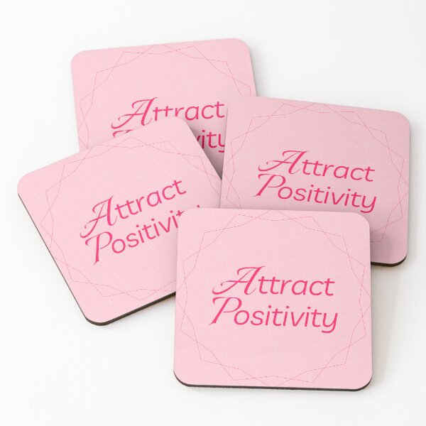 Item preview, Attract Positivity – Aesthetic Soft Pink Daily Affirmation designed and sold by MiaBellaGirl.
