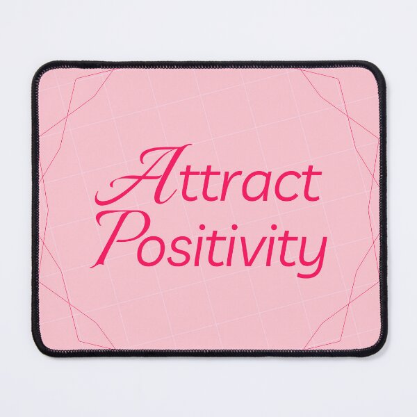Item preview, Attract Positivity – Aesthetic Soft Pink Daily Affirmation designed and sold by MiaBellaGirl.