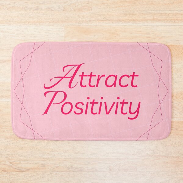 Item preview, Attract Positivity – Aesthetic Soft Pink Daily Affirmation designed and sold by MiaBellaGirl.