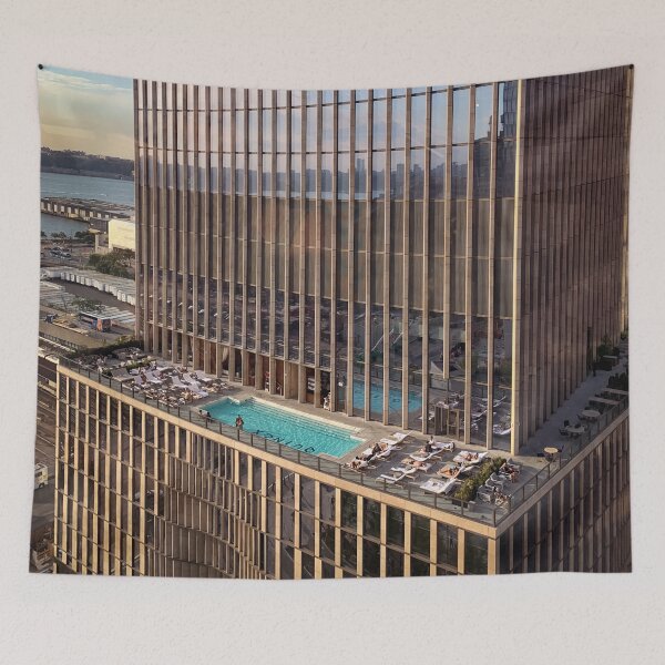 Item preview, Swimming Pool Skyscraper Hudson Yards Manhattan NYC  designed and sold by eleonoraingrid.