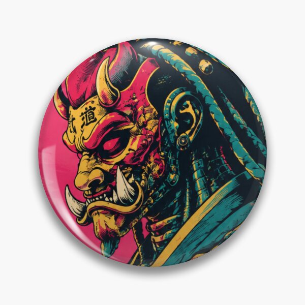 Item preview, Oni Samurai Dreadlocks Cyberpunk Japanese Warrior designed and sold by BRTHRCNK01.