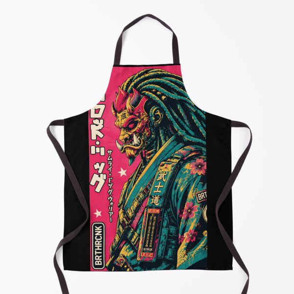 Item preview, Oni Samurai Dreadlocks Cyberpunk Japanese Warrior designed and sold by BRTHRCNK01.