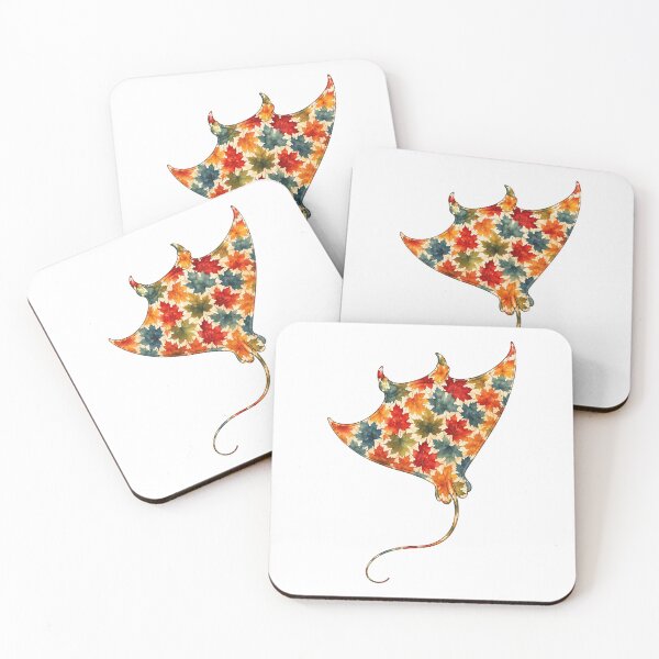 Item preview, Colorful Manta Ray | Ocean Autumn Maples Art Collection designed and sold by Zaru Art Studio.