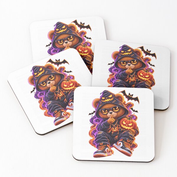 Item preview, Spooky Halloween Teddy Bear – Pumpkin Witch Bear Streetwear designed and sold by ArtSpark Studio.