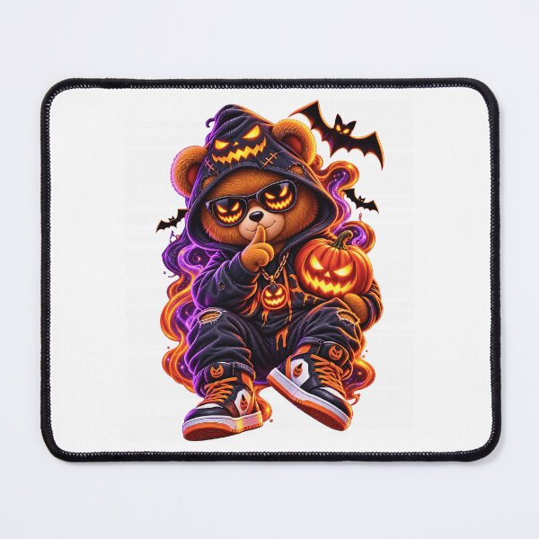 Item preview, Spooky Halloween Teddy Bear – Pumpkin Witch Bear Streetwear designed and sold by ArtSpark Studio.