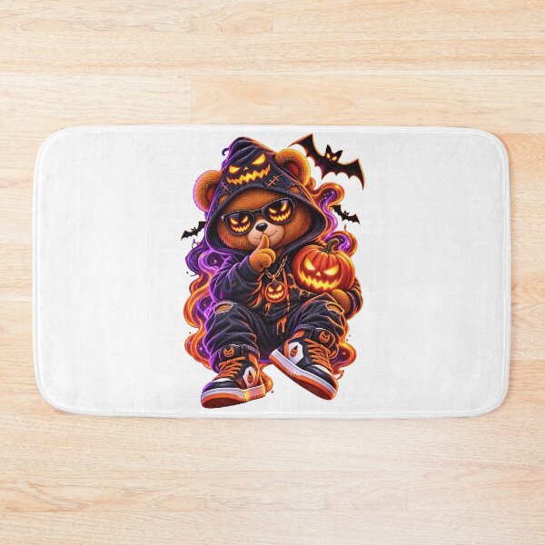 Item preview, Spooky Halloween Teddy Bear – Pumpkin Witch Bear Streetwear designed and sold by ArtSpark Studio.