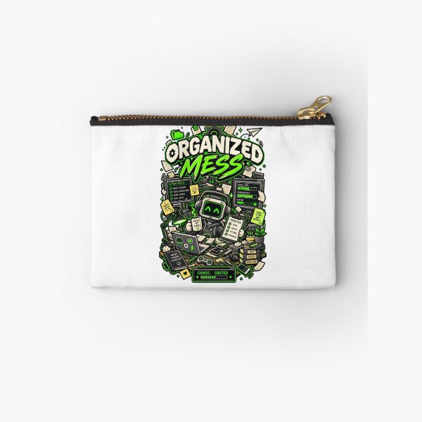 Item preview, Organized Mess – Retro Pixel Chaos Humor designed and sold by Mad Factory Designs.