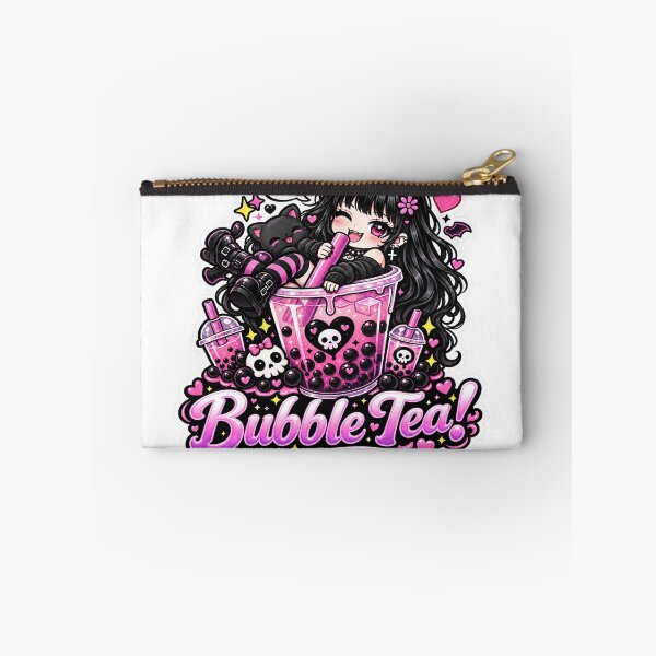 Item preview, Goth Food Gremlin Loves Bubble Tea designed and sold by AnnekeJordaan.