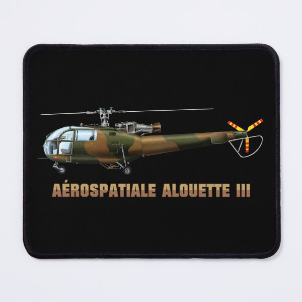 Item preview, Alouette III French Military Helicopter Color Diagram designed and sold by MilitaryMart.