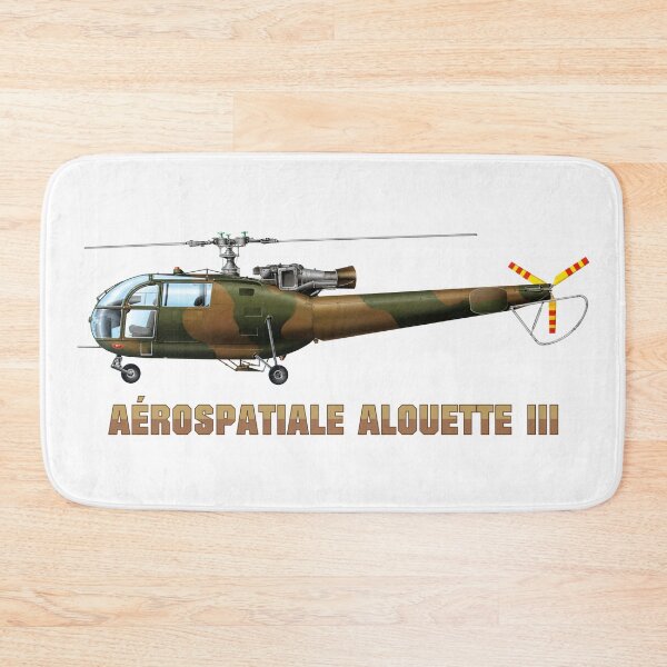 Item preview, Alouette III French Military Helicopter Color Diagram designed and sold by MilitaryMart.