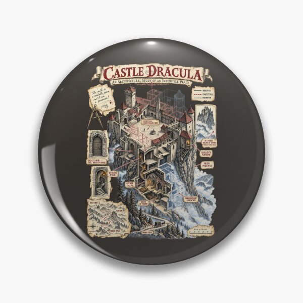 Item preview, Castle Dracula — Jonathan Harker’s Architectural Study designed and sold by The Baker Street Collection.