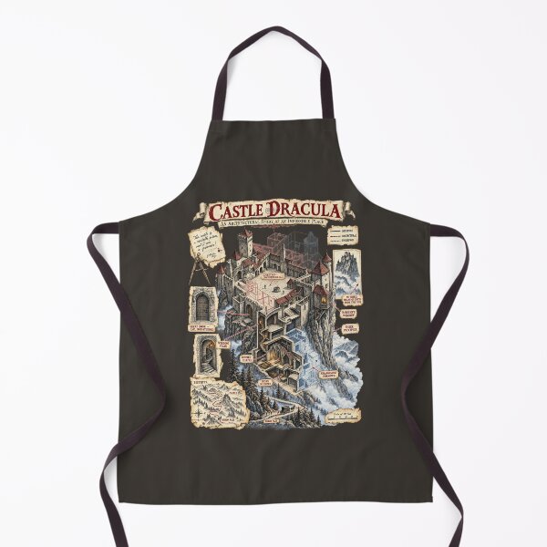 Item preview, Castle Dracula — Jonathan Harker’s Architectural Study designed and sold by The Baker Street Collection.