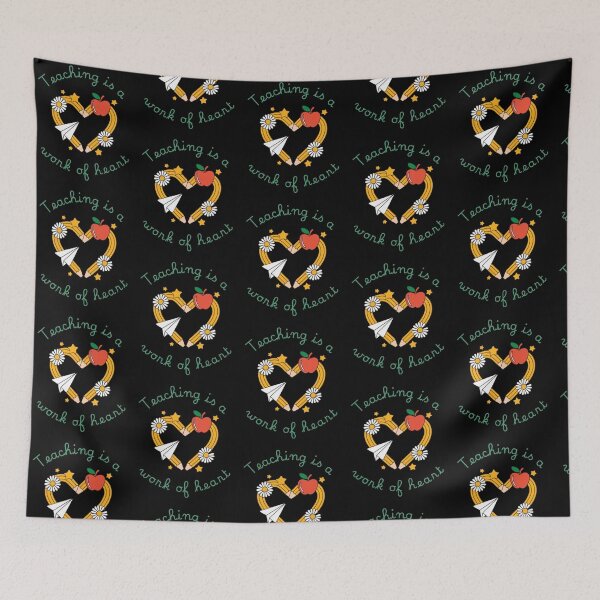 Item preview, Teaching Is A Work Of Heart – Cute Pencil Heart Teacher Appreciation designed and sold by PoppaBear71.