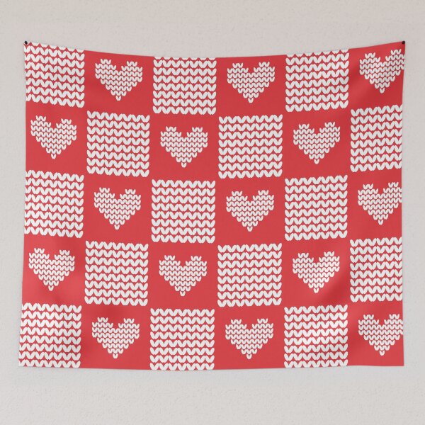 Item preview, Heart Square Pattern designed and sold by IrynaAlex.