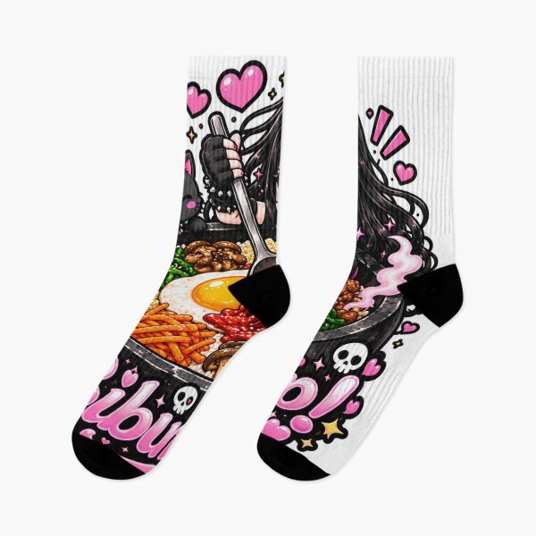 Item preview, Goth Food Gremlin Loves Bibimbap designed and sold by AnnekeJordaan.