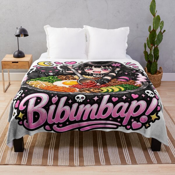 Item preview, Goth Food Gremlin Loves Bibimbap designed and sold by AnnekeJordaan.