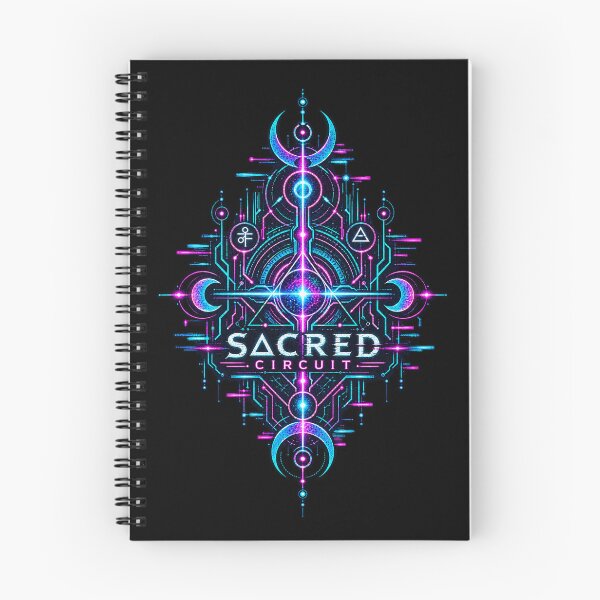 Item preview, Sacred Circuit – Cyber Occult Sigil designed and sold by JupiterGlitchEmpire.