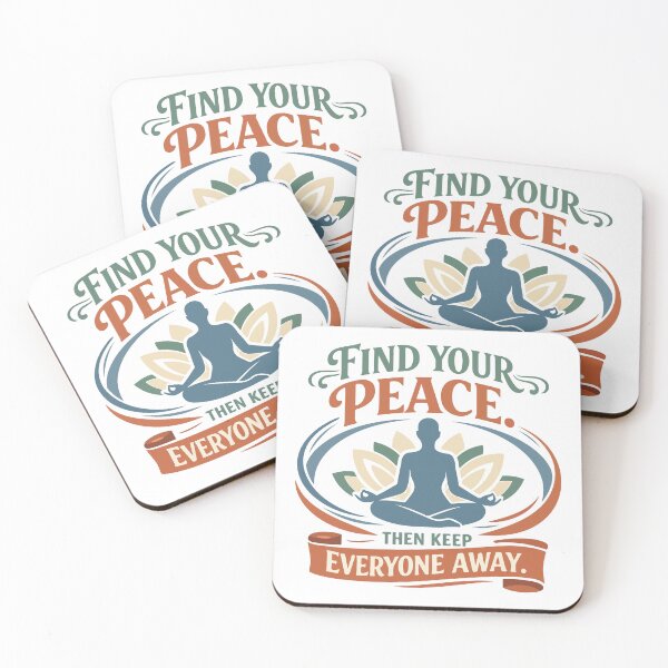 Item preview, Find Your Peace Funny Gift for Wellness Fans, Campers & Students designed and sold by stylishdzign.