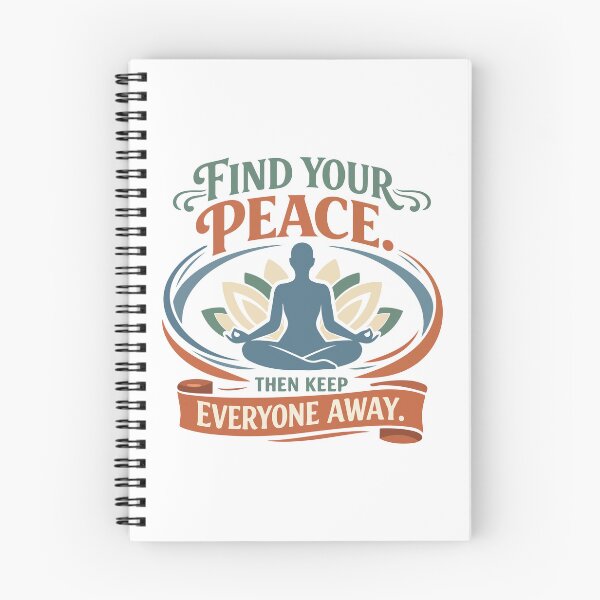 Item preview, Find Your Peace Funny Gift for Wellness Fans, Campers & Students designed and sold by stylishdzign.