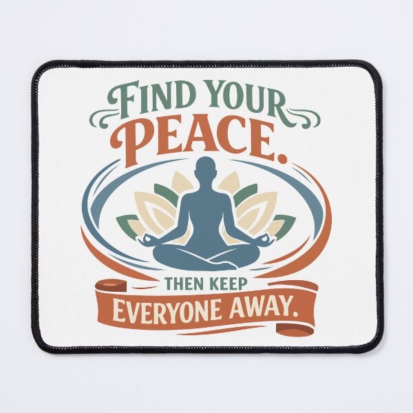 Item preview, Find Your Peace Funny Gift for Wellness Fans, Campers & Students designed and sold by stylishdzign.