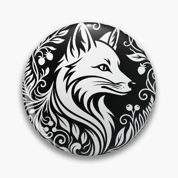 Item preview, Elegant Fox Botanical Silhouette Vector Illustration designed and sold by ZUMERI.