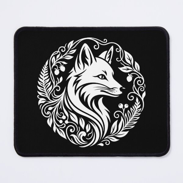 Item preview, Elegant Fox Botanical Silhouette Vector Illustration designed and sold by ZUMERI.