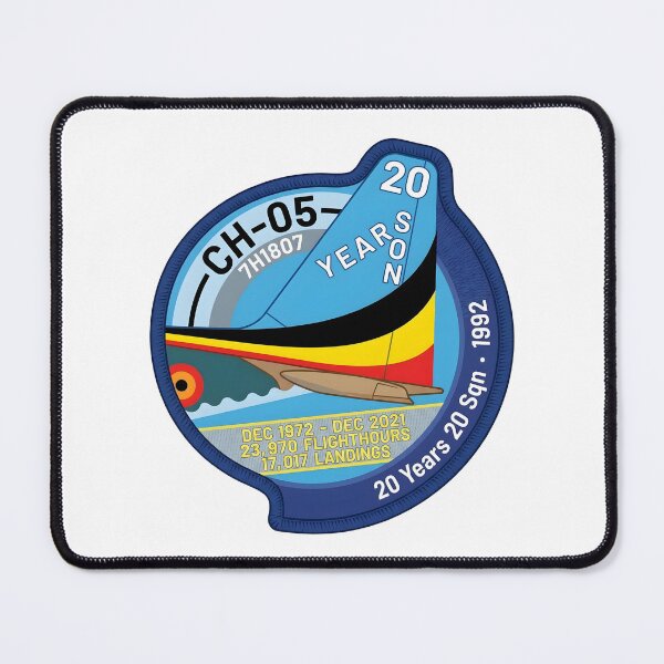 Item preview, Belgian Air Force C-130 Hercules CH-05 20 Sqn Commemorative Patch designed and sold by CharlieDesings.