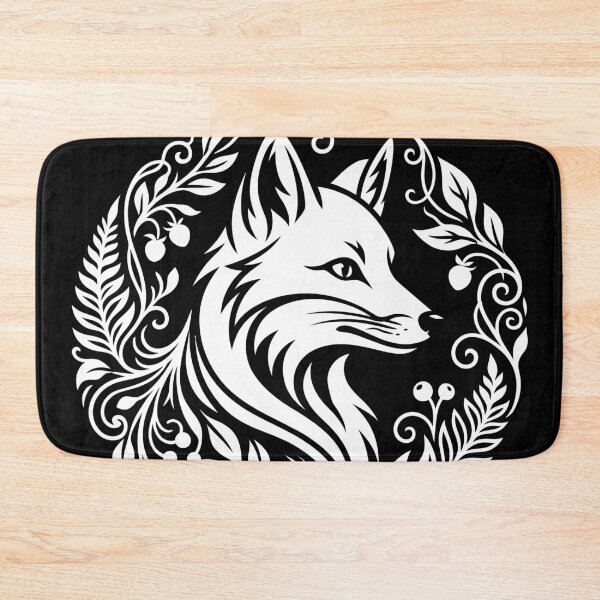 Item preview, Elegant Fox Botanical Silhouette Vector Illustration designed and sold by ZUMERI.