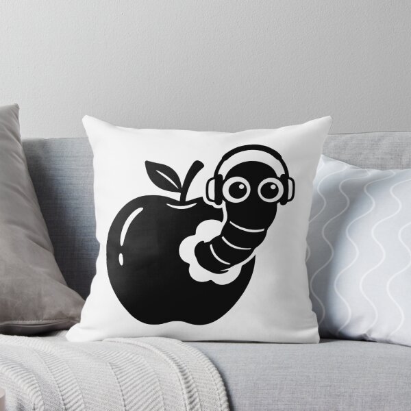 Item preview, A worm in the headphones designed and sold by Visual-Elixir.