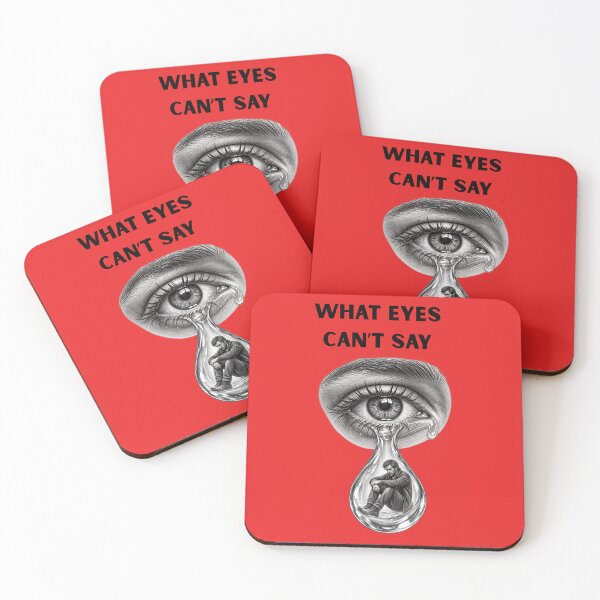 Item preview, What Eyes Can’t Say – Emotional Tear Pencil Art designed and sold by The Kawaii Forge.