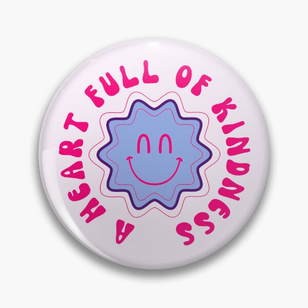 Item preview, A Heart Full of Kindness - Retro Groovy Smiley Face designed and sold by MiaBellaGirl.
