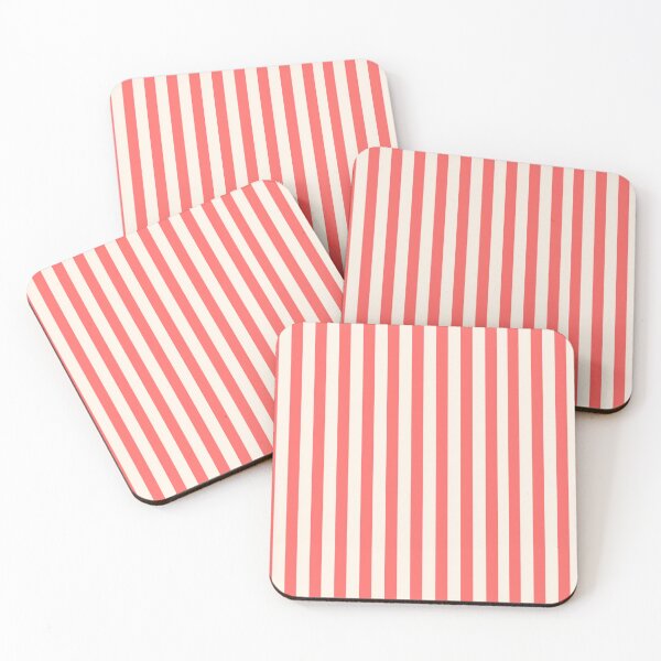 Item preview, Coral Red Stripes designed and sold by VolcanoMist.