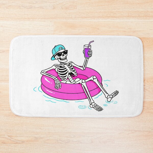 Item preview, Chill Skeleton Pool Float Sunglasses Art designed and sold by The Mellonaire.