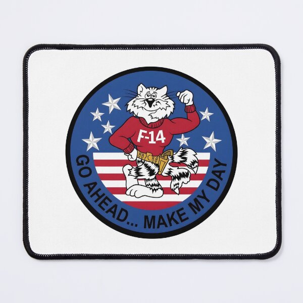 Item preview, US Navy F-14 Tomcat "Go Ahead... Make My Day" Morale Patch designed and sold by CharlieDesings.