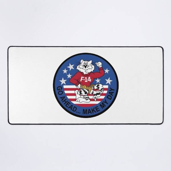 Item preview, US Navy F-14 Tomcat "Go Ahead... Make My Day" Morale Patch designed and sold by CharlieDesings.