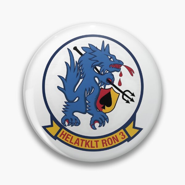 Item preview, US Navy HA(L)-3 "Seawolves" Helicopter Attack Squadron Light 3 Patch designed and sold by CharlieDesings.