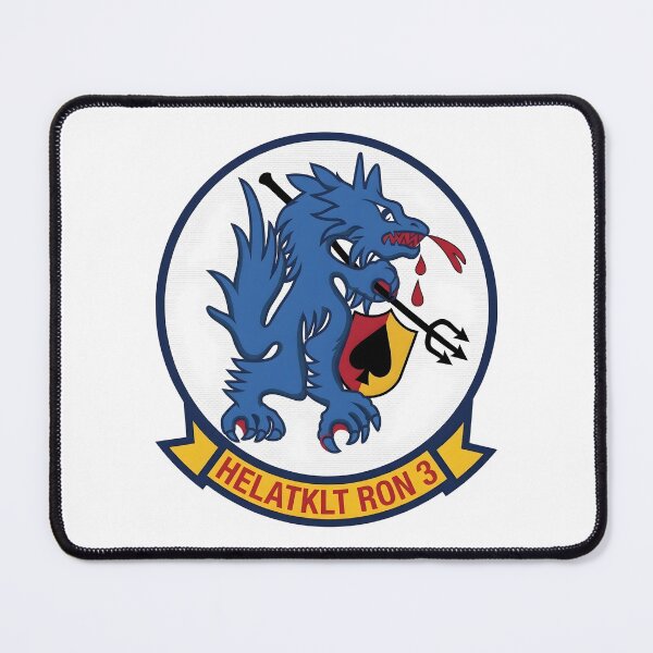 Item preview, US Navy HA(L)-3 "Seawolves" Helicopter Attack Squadron Light 3 Patch designed and sold by CharlieDesings.