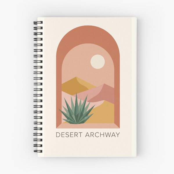 Item preview, Desert Archway Agave Dunes Sunset Illustration designed and sold by Itsheartshop.