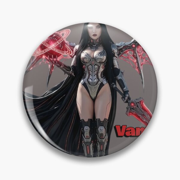 Item preview, Cyberpunk Vampire Neon Red Sci-Fi Gothic Warrior designed and sold by EvolutionMerch.