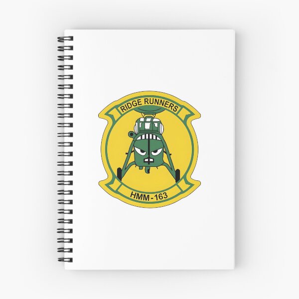 Item preview, US Marine Corps HMM-163 "Ridge Runners" Squadron Patch designed and sold by CharlieDesings.