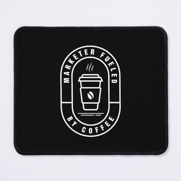 Item preview, Marketer Fueled By Coffee Marketing Quote designed and sold by MaryAller.