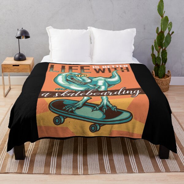 Item preview, Life Is Better With Skateboarding - Retro Skater & Skate Park Lifestyle Design designed and sold by DesignsCornerCo.