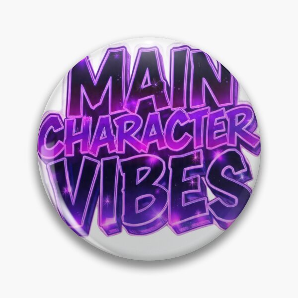 Item preview, Main Character Energy Glowing Typography  designed and sold by LC&LCPlatform.