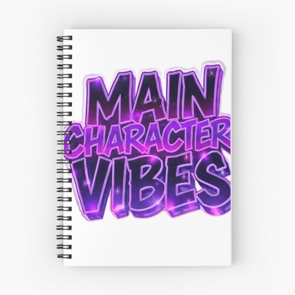 Item preview, Main Character Energy Glowing Typography  designed and sold by LC&LCPlatform.