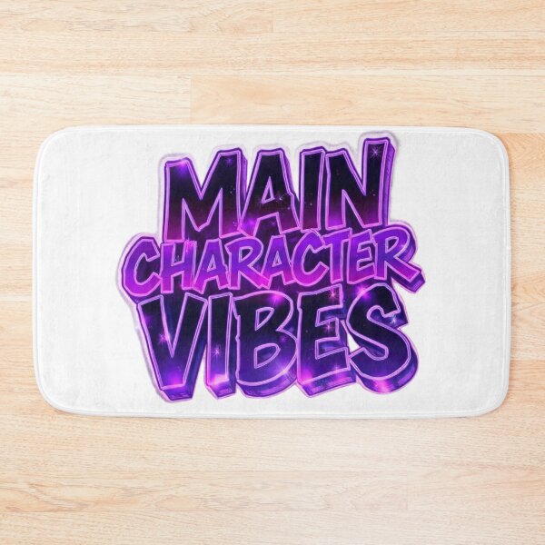 Item preview, Main Character Energy Glowing Typography  designed and sold by LC&LCPlatform.