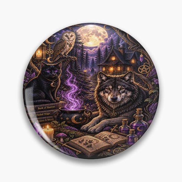 Item preview,  Mystic Guardians of the Moonlit Cottage designed and sold by Losthope Creations.